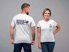 WA Branch - Union Proud T-Shirt (White) - 
