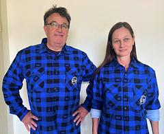 Vic Branch - Flannelette Shirt - AUSTRALIAN MADE
Flannelette Shirt
Blue Check
Embroidery - MUA Logo L/H Pocket
 
