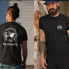 WA Branch - Old School T-Shirt Black - 