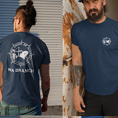 WA Branch - Old School T-Shirt Navy - 