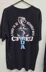 QLD A Force to be reckoned with - CFMEU/MUA T-Shirt - AsColour Cotton T-Shirt.